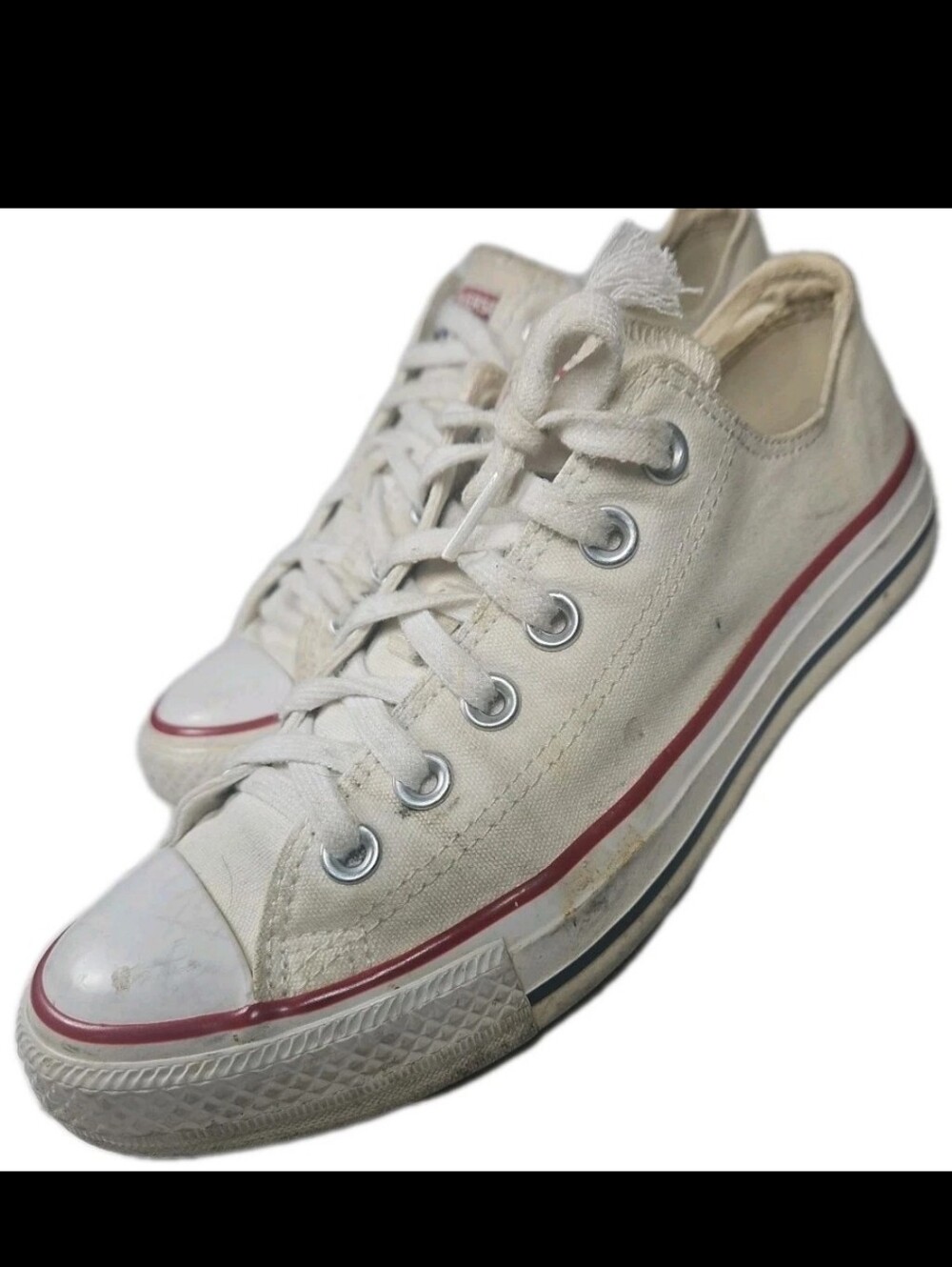 Converse Chuck Taylor All Star Women Sz:7W/5M Optic White Festival Skater Y2K[7C
